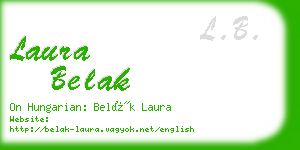 laura belak business card